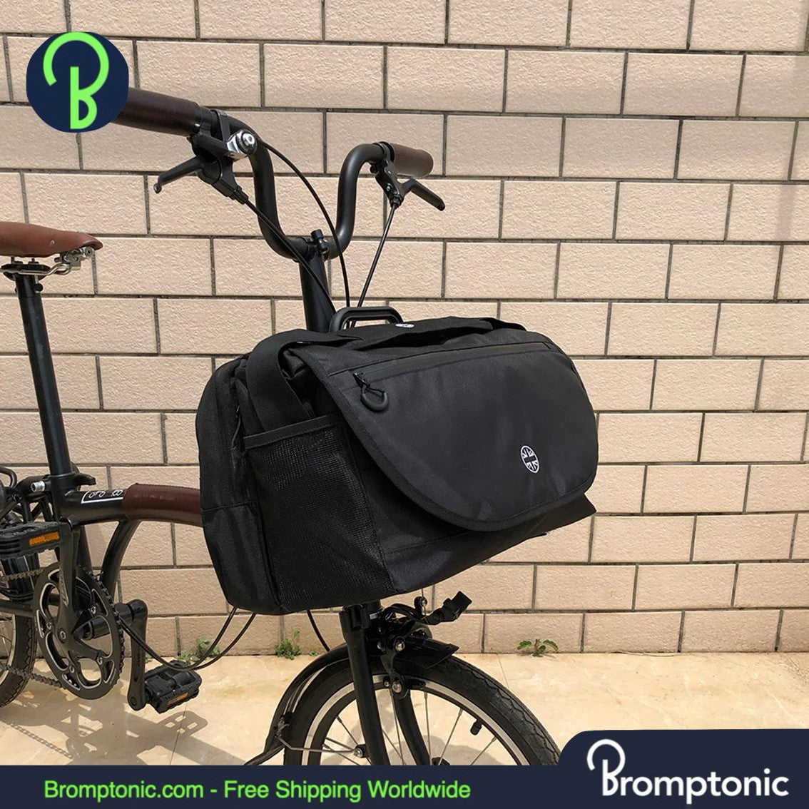 Brompton Front Commuter Bag 15L – Laptop & Rain Cover Ready