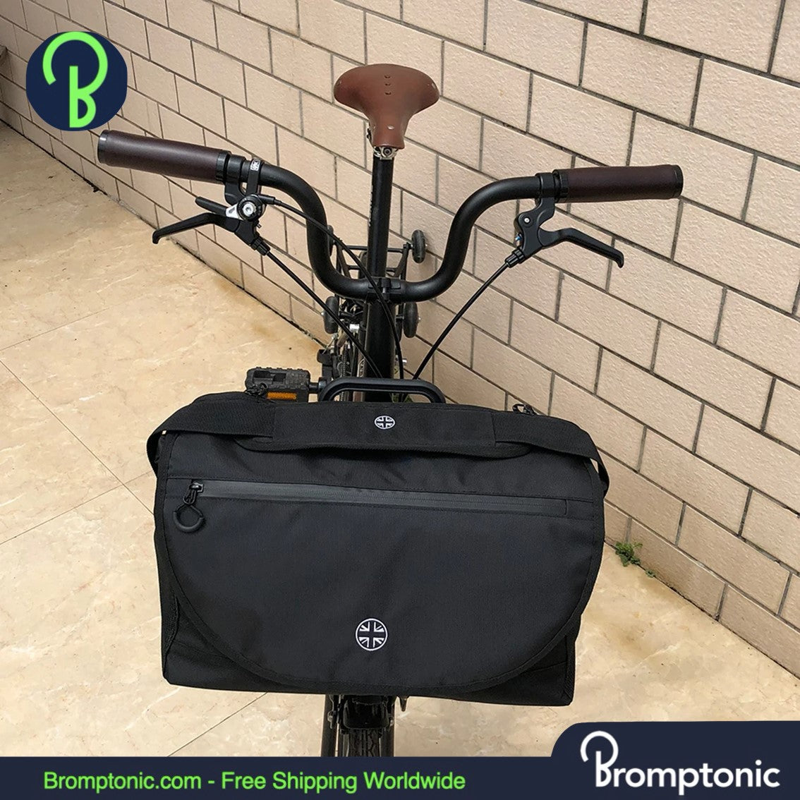 Brompton Front Commuter Bag 15L – Laptop & Rain Cover Ready