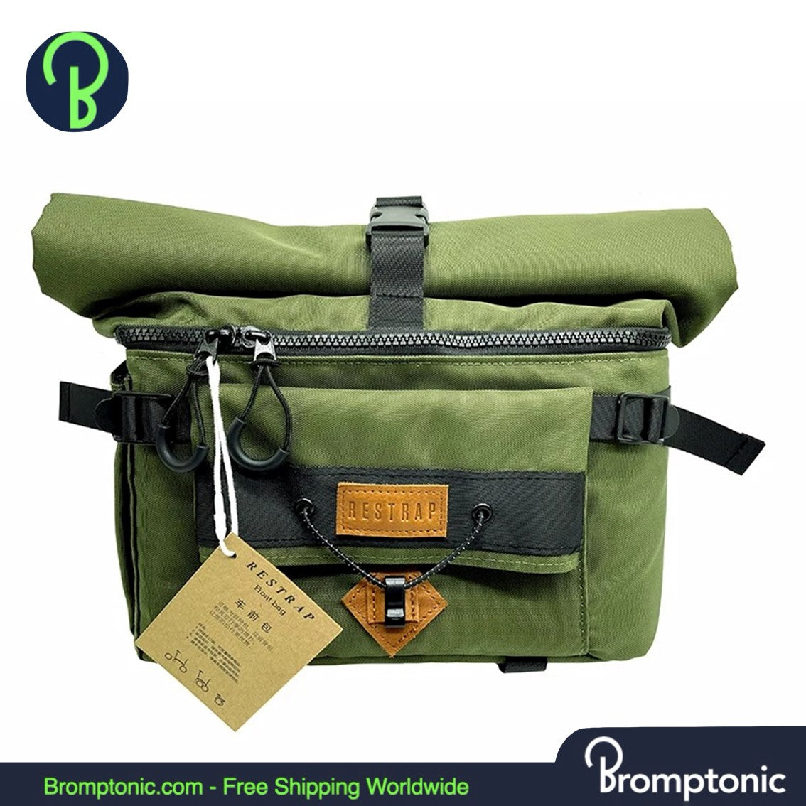 Brompton Waterproof Front Mount Bag Portable Cycling Backpack