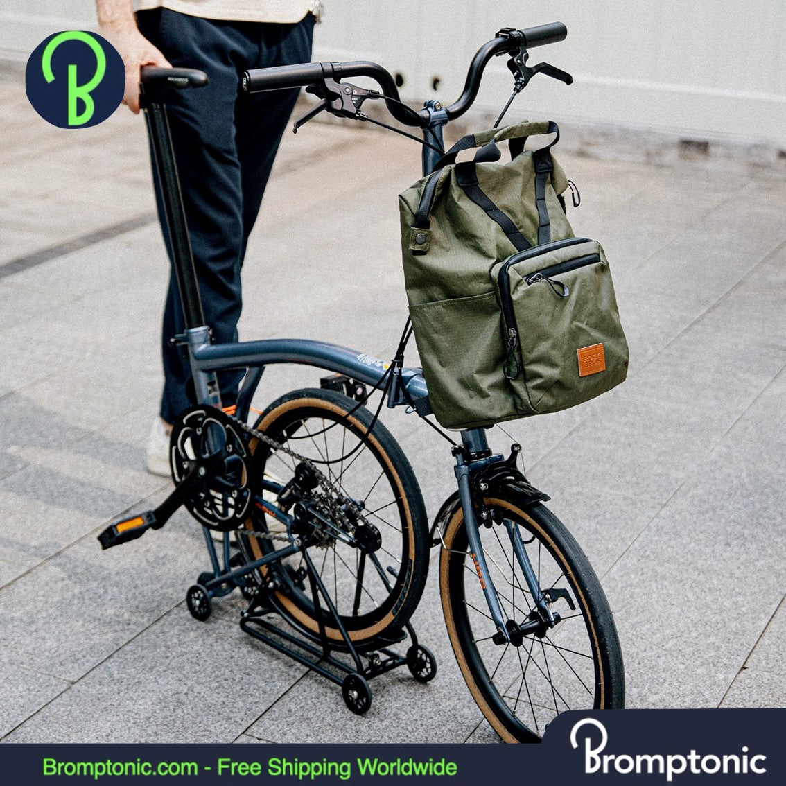 Brompton Folding Bike Backpack 11.5L – Multifunctional Zipper Bag