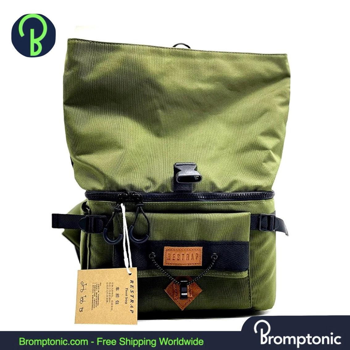 Brompton Waterproof Front Mount Bag Portable Cycling Backpack