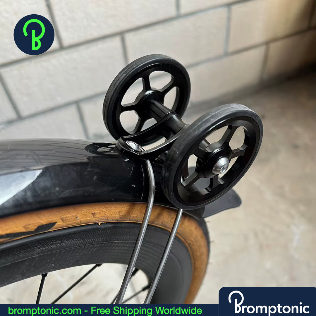 Brompton spatbord Easywheel - Dubbel CNC wiel voor P Line & T Line (met spatbord)