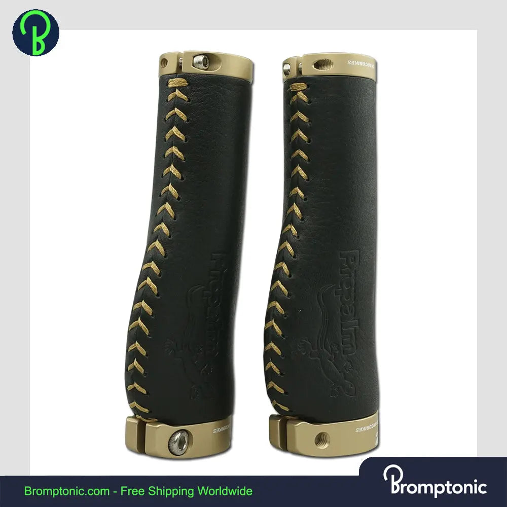 Brompton Bicycle Cowhide Grip Black Pair