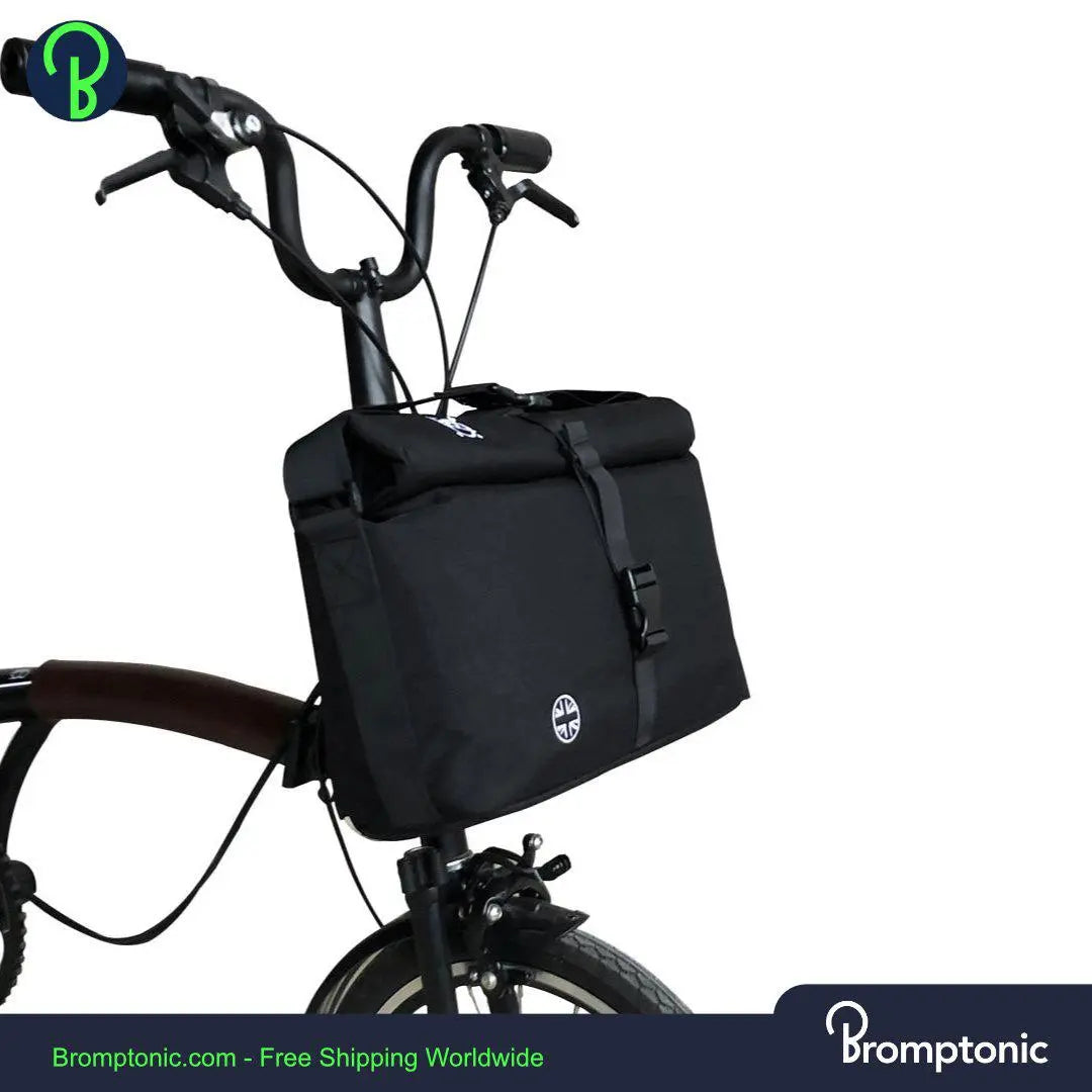 Brompton Roll Top Bag Water Resistant Rain Cover Adjustable Strap Bromptonic