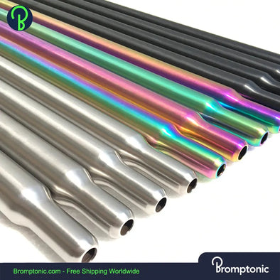 Titanium zadelpen voor Brompton Multicolor Bromptonic